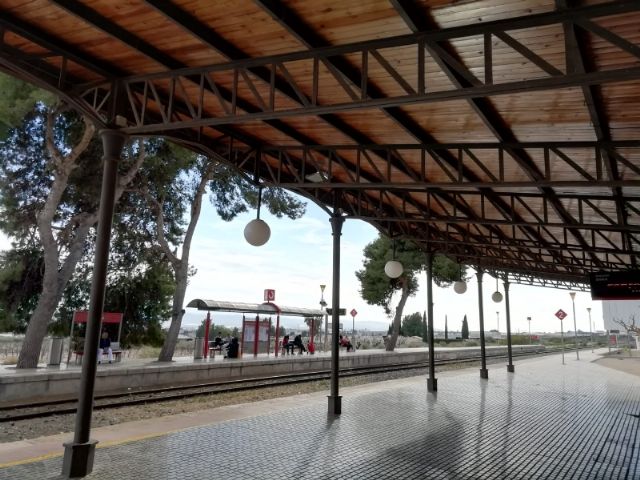 Desde hoy se interrumpe la circulación de trenes entre Murcia y Águilas hasta el 23 de febrero