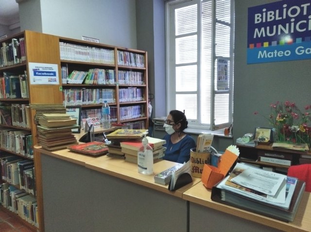 La Biblioteca Municipal “Mateo García” toma medidas de prevención con el fin de proceder a su reapertura en cuanto sea posible