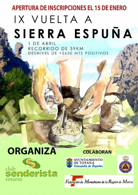La 'IX VUELTA A SIERRA ESPUÑA' tendrá lugar el 1 de abril