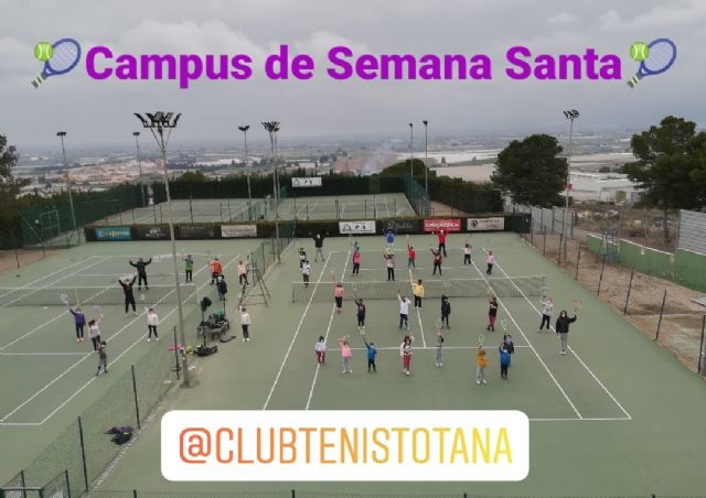 Finaliza el Campus de Semana Santa en el Club de Tenis Totana