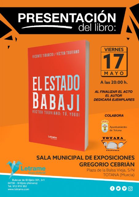 El profesor Vicente Tiburcio presenta este viernes el libro 'El Estado Babaji'