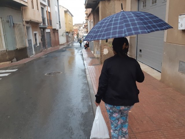 La Aemet vuelve a elevar a nivel naranja la alerta en la Región de Murcia por lluvias fuertes del 40 l/m2 en una hora