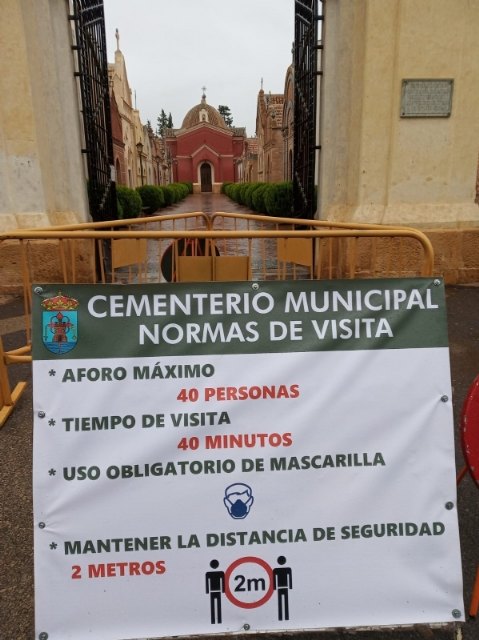 Abre el Cementerio Municipal con rigurosas medidas de seguridad e higiene