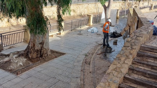 Las obras de restauración del Arco de las Ollerías, Fuente de San Pedro y su entorno finalizarán a principios del próximo año, toda vez que se ha prorrogado su período de ejecución