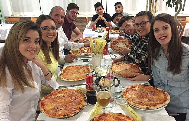 Alumnos del IES «Prado Mayor» de vuelta en Totana tras realizar sus prácticas, en empresas de Italia