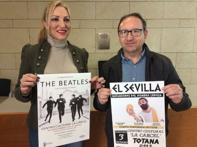 Festejos presenta el mejor tributo a 'The Beatles' (25 de noviembre) y el monólogo 'Reflexiones del hombre lengua', de 'El Sevilla' (3 diciembre); ambos en el teatro de 'La Cárcel'