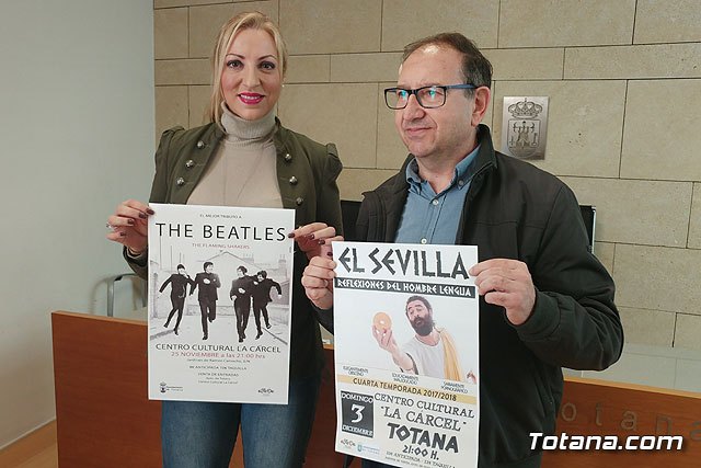 Presentan el mejor tributo a “The Beatles” (25 de noviembre) y el monólogo “Reflexiones del hombre lengua”, de “El Sevilla” (3 diciembre)