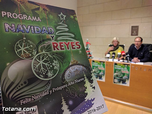 Se presenta el programa de Navidad y Reyes Totana 2016-2017