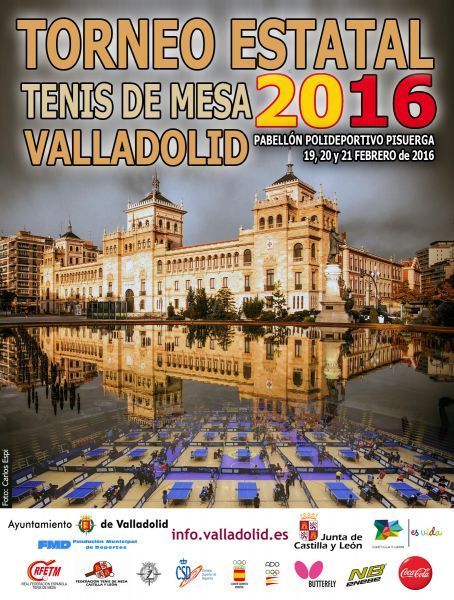 Valladolid acogerá desde el viernes y hasta el próximo domingo, el Torneo Estatal de Tenis de Mesa