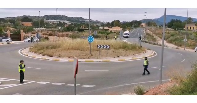 La Guardia Civil de la Región de Murcia despliega un amplio dispositivo en las carreteras regionales en el marco del estado de alarma