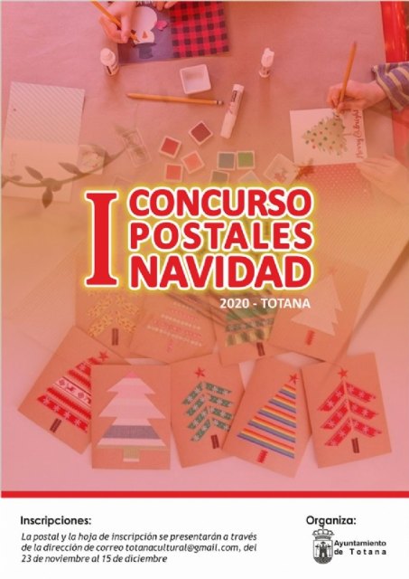 La Concejalía de Cultura organiza el I Concurso de Postales de Navidad - Totana 2020