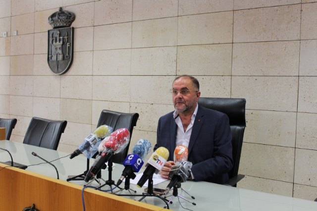 El alcalde anuncia que el Gobierno de Murcia propondrá al Ministerio de Sanidad que la Región pase a la fase 2, a excepción de Totana al contabilizar 6 de los últimos 11 casos por COVID-19