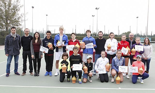 Entrega de premios del XVII Open Promesas de Tenis “Ciudad de Totana”