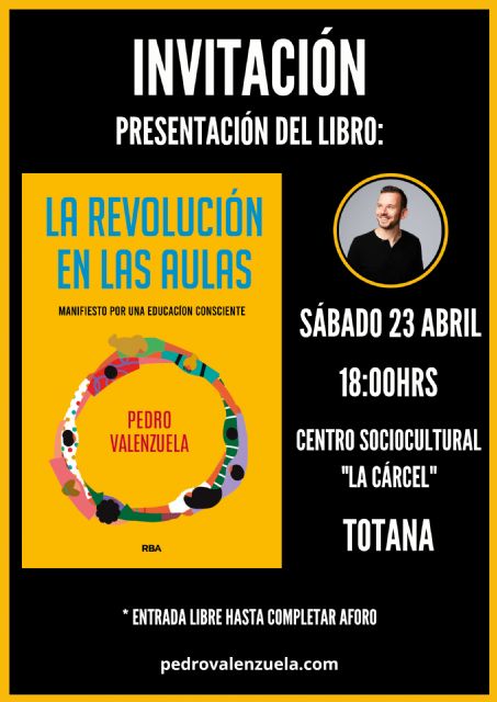 Presentación libro 'La Revolución en las aulas' del totanero Pedro Valenzuela