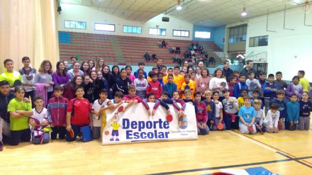 La Fase Local de Tenis de Mesa de Deporte Escolar contó con la participaron 69 escolares
