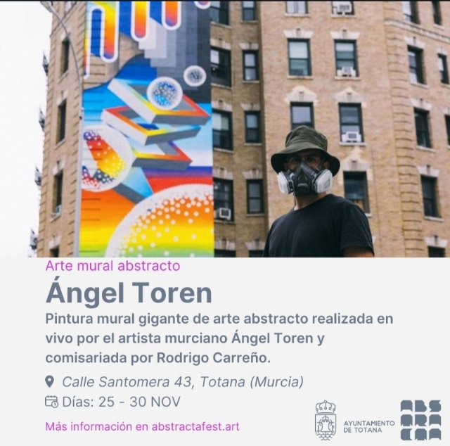 La Asociación Blanco Diáfano inaugura el 2 de diciembre el mural del artista Ángel Toren