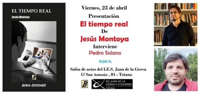 Mañana se presenta el libro “El tiempo real” de Jesús Montoya