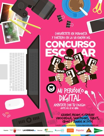 Alumnos de 3º PMAR del Colegio Reina Sofía participan en el VII Concurso escolar 'Mi periódico Digital' organizado por el diario la Verdad