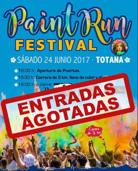 La Paint Run Festival cuelga el cartel de 'entradas agotadas'