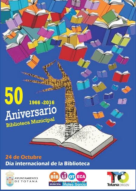 La Concejalía de Cultura celebra mañana un programa de actividades con motivo del 50 aniversario de la Biblioteca Municipal 'Mateo García'