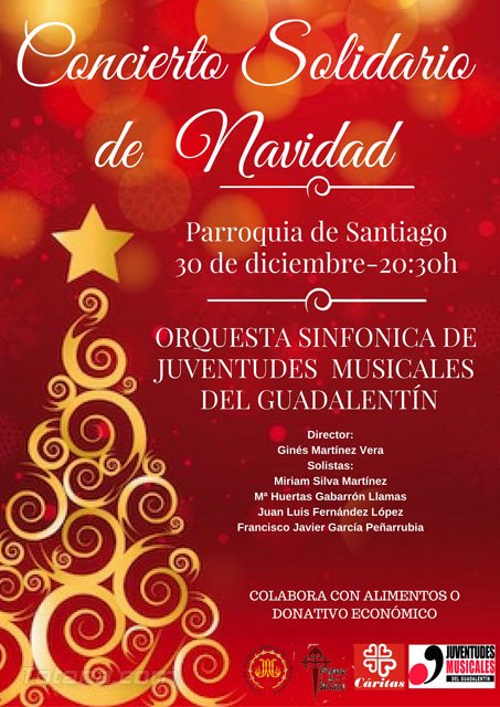 La Orquesta Juventudes Musicales Comarca del Guadalentín realizará un concierto solidario de Navidad en Totana