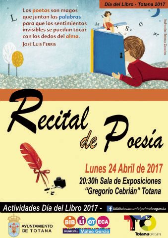 La Concejalía de Cultura conmemora hoy el Día del Libro con un Recital de Poesía y la VII edición del 'Libro Viajero'