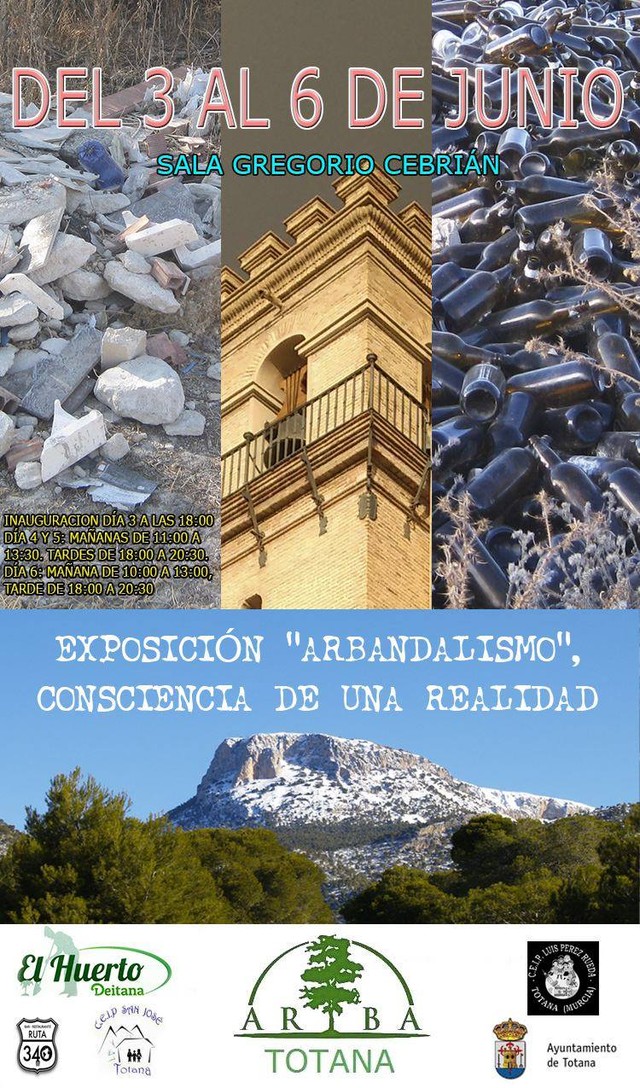 La sala de exposiciones 'Gregorio Cebrián' acogerá la exposición 'Arbandalismo', conciencia de una realidad