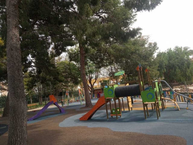 Se reabre a partir de mañana la zona de juegos infantiles del Parque Municipal 'Marcos Ortiz'