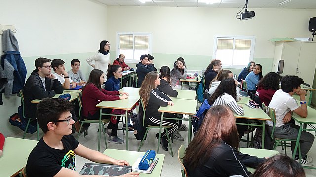 Alumnos franceses visitaron el IES Prado Mayor en un programa de intercambio escolar