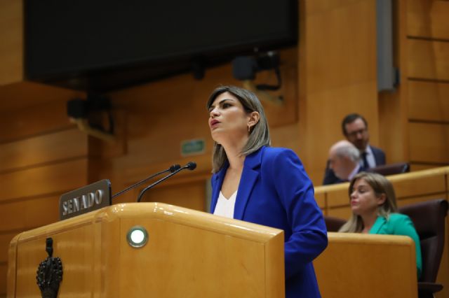 Inma Sánchez: 'El PSOE cumple con hechos su compromiso con la Región, mientras que el PP la traiciona votando en contra del Corredor Mediterráneo en el Parlamento Europeo'