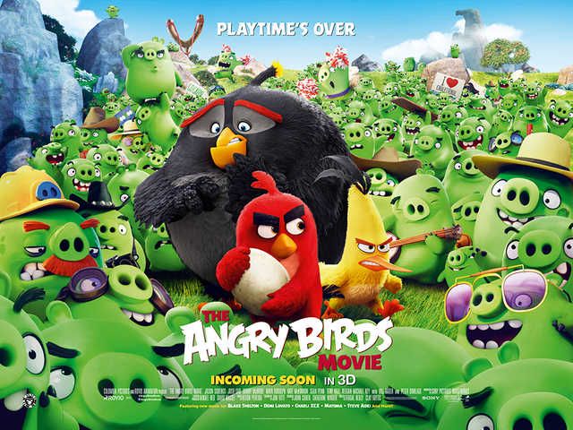 Este fin de semana se proyecta la película de animación infantil 'Angry Birds'