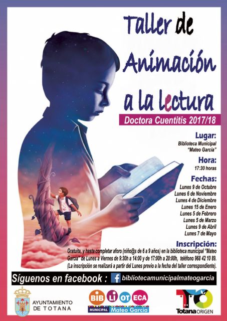 La Concejalía de Cultura presenta la nueva programación del Taller de Animación a la Lectura 'Doctora Cuentitis' para el curso 2017/18
