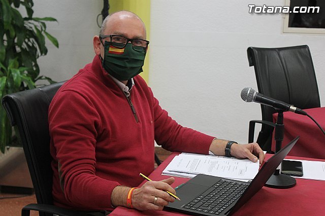 Javier Clemente Sánchez dimitió como concejal de VOX Totana por problemas internos con su partido y su coordinador