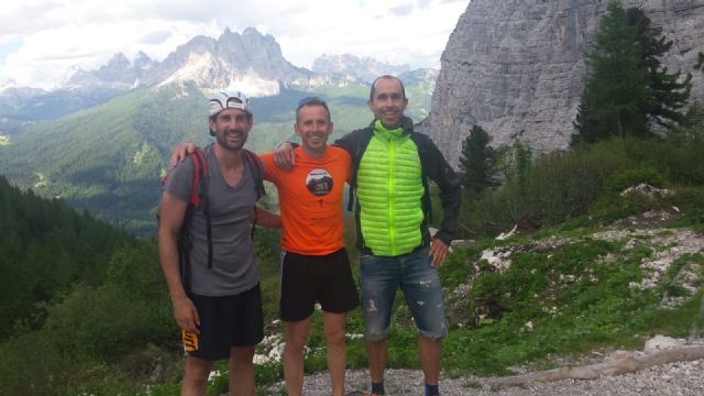 Totaneros participaron en la carrera de los Dolomitas, en Italia