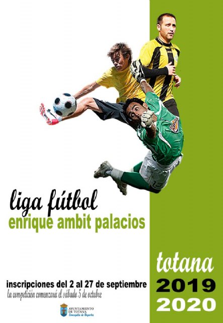Permanecen abiertas las inscripciones para participar en la nueva temporada de la Liga de Fútbol “Enrique Ambit Palacios” para la temporada 2019/20