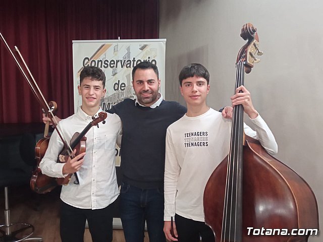 Dos jóvenes totaneros en la Orquesta de Aspirantes de la Región de Murcia