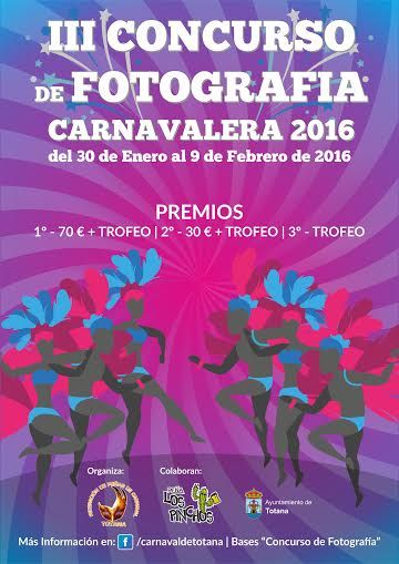 La Federación de Peñas del Carnaval organiza el III Concurso de Fotografía Carnavalera´2016 de Totana