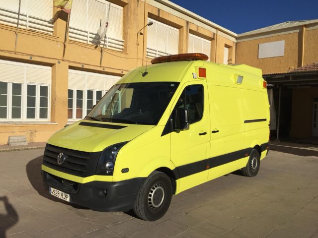 Recepcionan el nuevo vehículo para emergencias sanitarias Ambulancia tipo UVI móvil para el Ayuntamiento de Totana