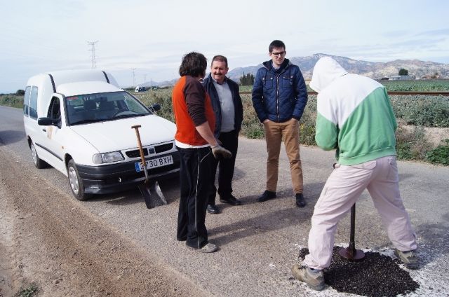 Se adjudican obras de parcheo de caminos rurales en el término municipal de Totana por importe de 35.816 euros