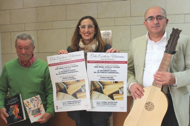La Asociación “Caja de Semillas” presenta los días 29 y 30 de noviembre la obra de dos nuevos autores dentro de su ciclo “Escritores Murcianos”