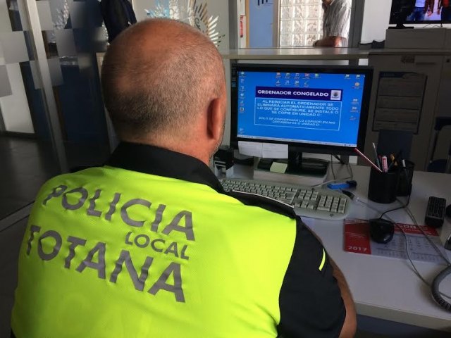 La Policía Local de Totana implanta el Sistema Europeo 'Eucaris', que facilita la recuperación de vehículos robados
