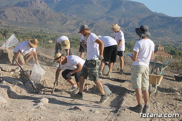 Unos 20 voluntarios participan en el V Campo de Trabajo Arqueológico de “Las Cabezuelas”, que se celebra hasta el 3 de agosto