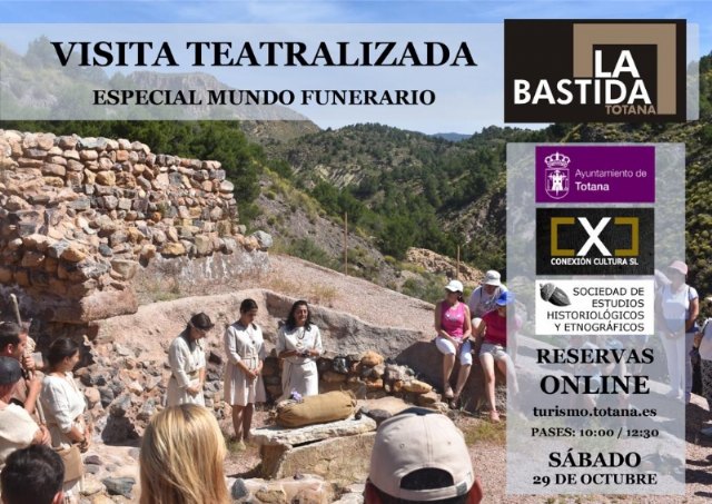 La Concejalía de Turismo organiza visitas guiadas a La Bastida y al Cementerio Municipal, y rutas ecoturísticas por Sierra Espuña durante el último trimestre del año