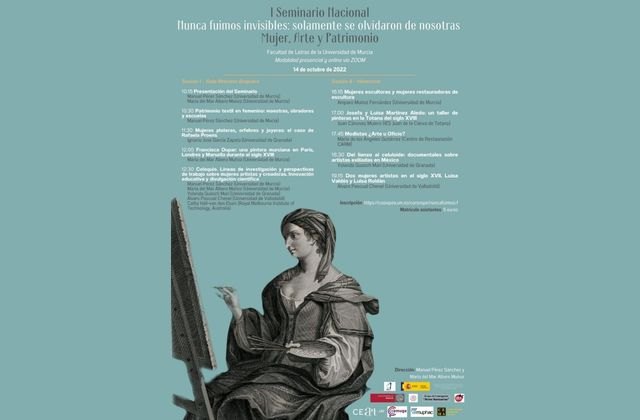 La Facultad de Letras de la UMU celebra el I seminario nacional de Mujer, Arte y Patrimonio